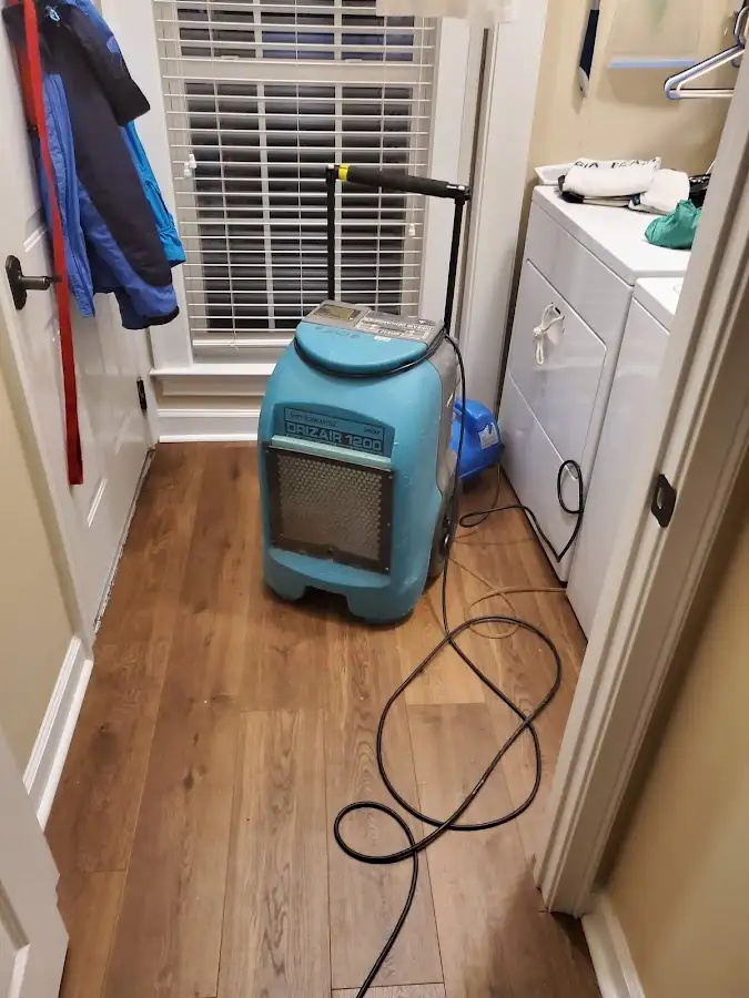 Commercial dehumidifier deployed for Crawl Space Restoration in Maple Grove