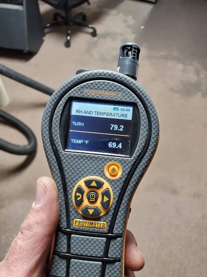 Moisture meter humidity assessment for Mold Remediation & Removal in Maple Grove